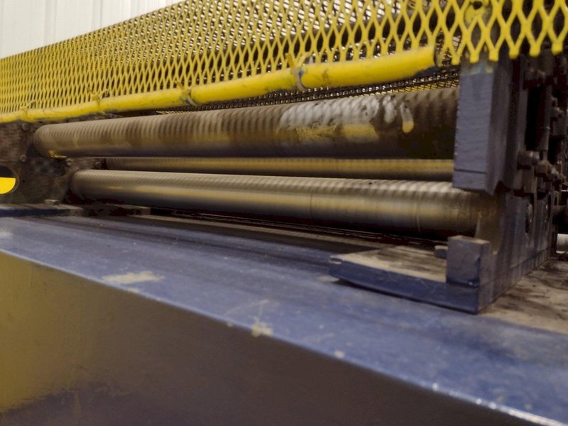 36&quot; X 18 GAUGE AMERICAN STEEL LINE 5  ROLL STRAIGHTENER STOCK #11424