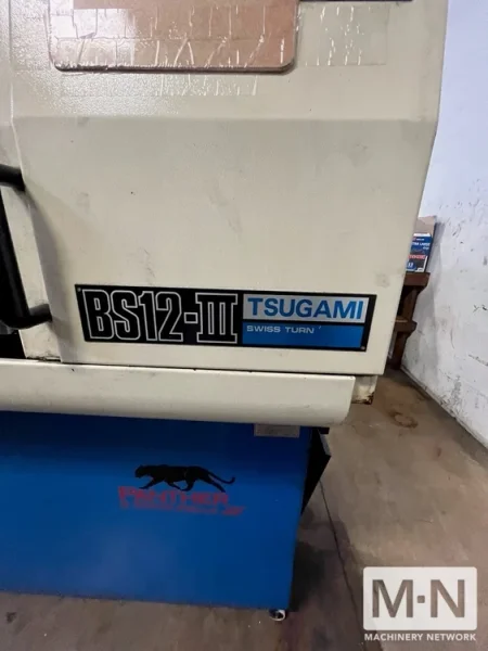 Tsugami BS12B III CNC Swiss Lathe, 2001