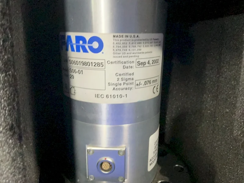 FARO ARM PORTABLE COORDINATE MEASURING MACHINE  -  S06-01