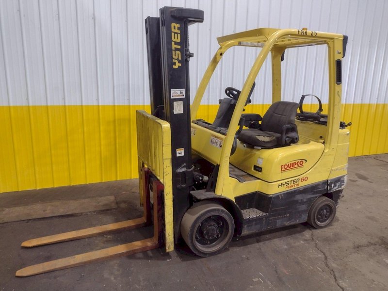 6000 LBS HYSTER MODEL #S60FT FORTIS LP-GAS FORKLIFT: STOCK #18833
