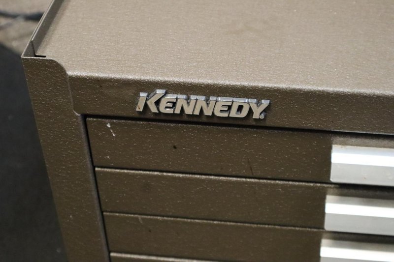 Kennedy Tool Cabinet 5 Drawer with Contents: Reamers, Drills, Counterbores, HSS CUtters- Auction Item