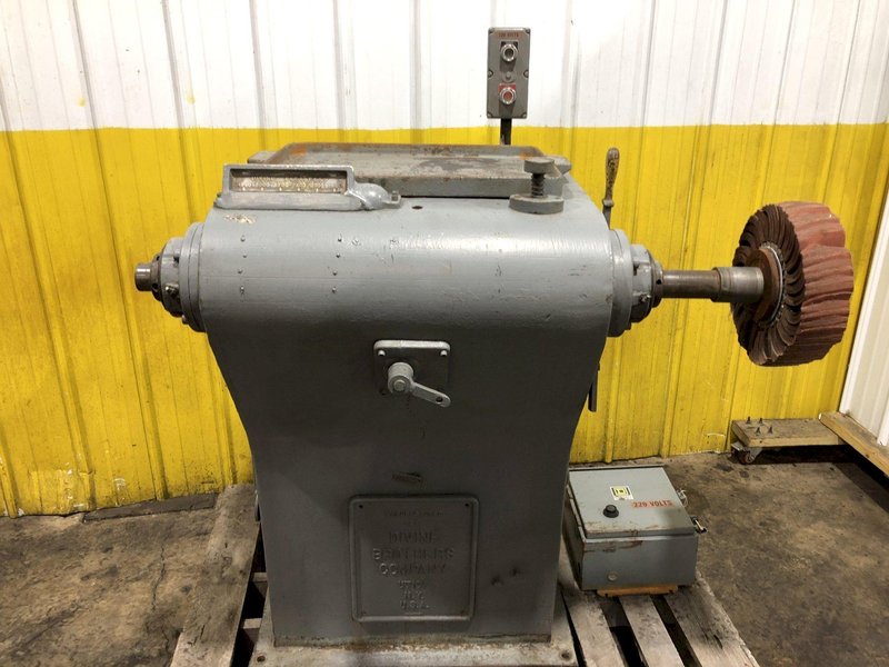 DIVINE BROTHERS MODEL #VCSV-7 BUFFER FINISHING MACHINE: STOCK 13399