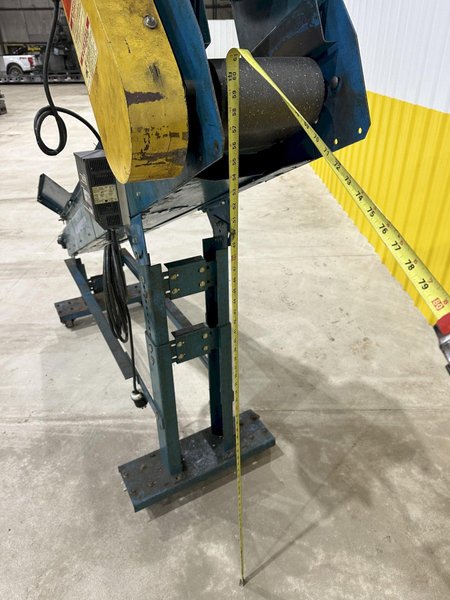 8&quot; WIDE X 6&#039; HIGH NEW LONDON ENG MODEL #500 MOTORIZED BELT INCLINED PARTS CONVEYOR: STOCK #20069