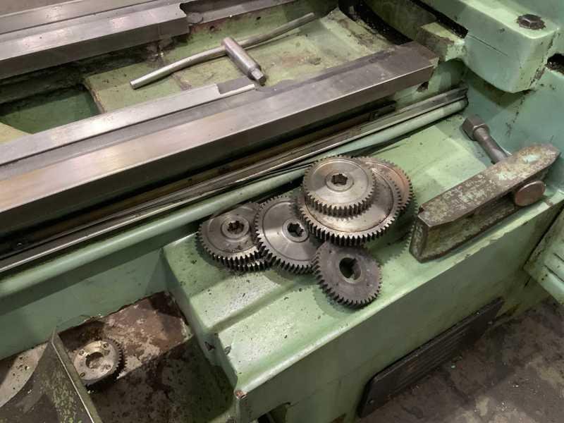 32/36" x 120" TIMEMASTER GAP BED ENGINE LATHE, 4" SPINDLE HOLE: STOCK #23757