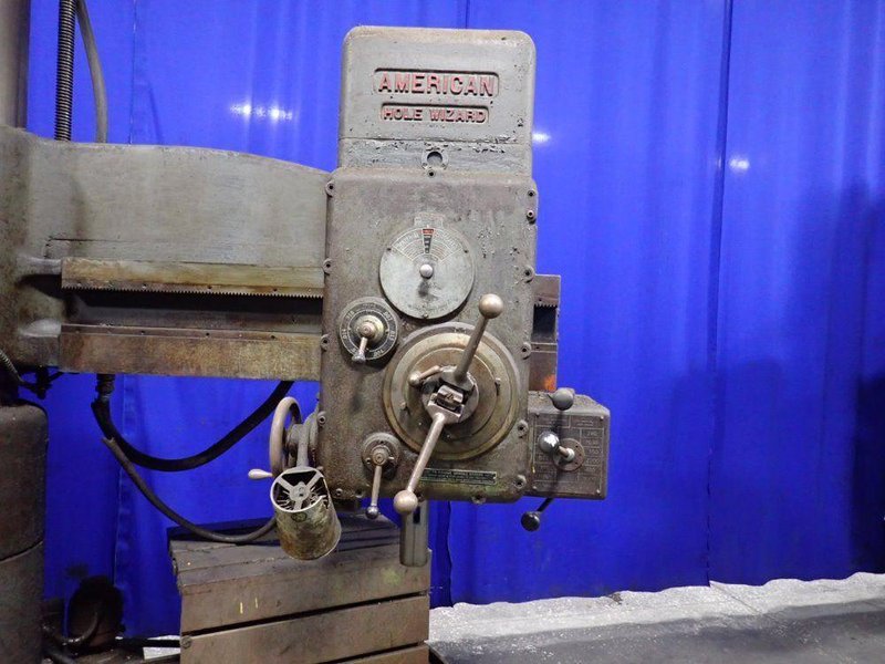 THE AMERICAN TOOL WORKS CO 11" COLUMN X 3' ARM RADIAL ARM DRILL