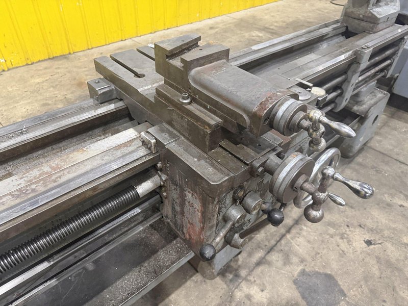 20" X 84" MEUSER MODEL #M1L-34828 ENGINE LATHE, 2" HOLE &amp; METRIC: YOBRO #25402