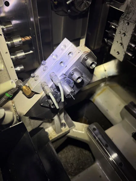 USED NOMURA .787" X 7.87" AUTOMATIC SWISS TYPE CNC LATHE MODEL NN-20UBB