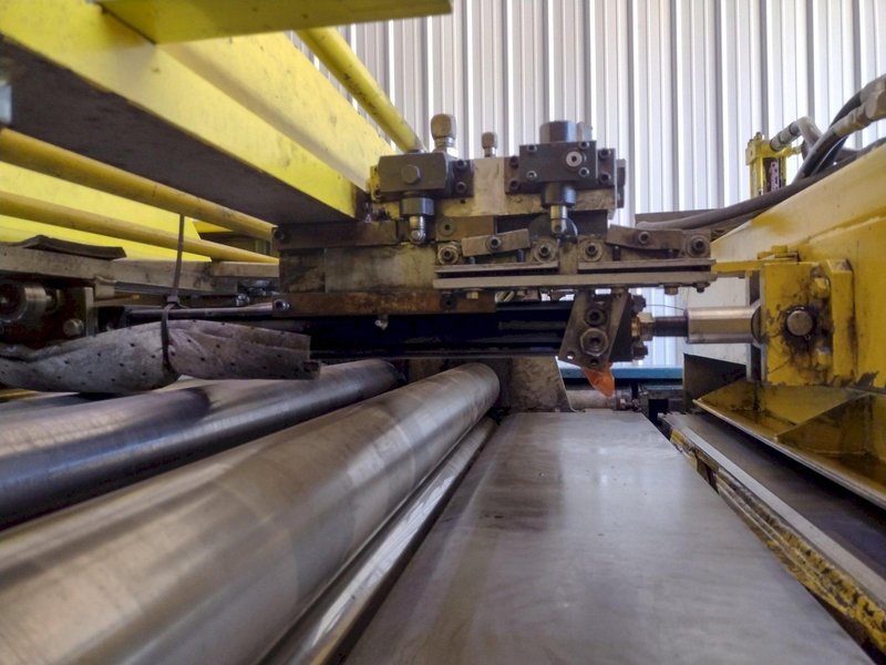 60" x 14 GA X 20,000 LB IOWA PRECISION MODEL #SLR6014-2.5 SLITTING CUT TO LENGTH COIL SLEAR LINE: YOBRO #26015