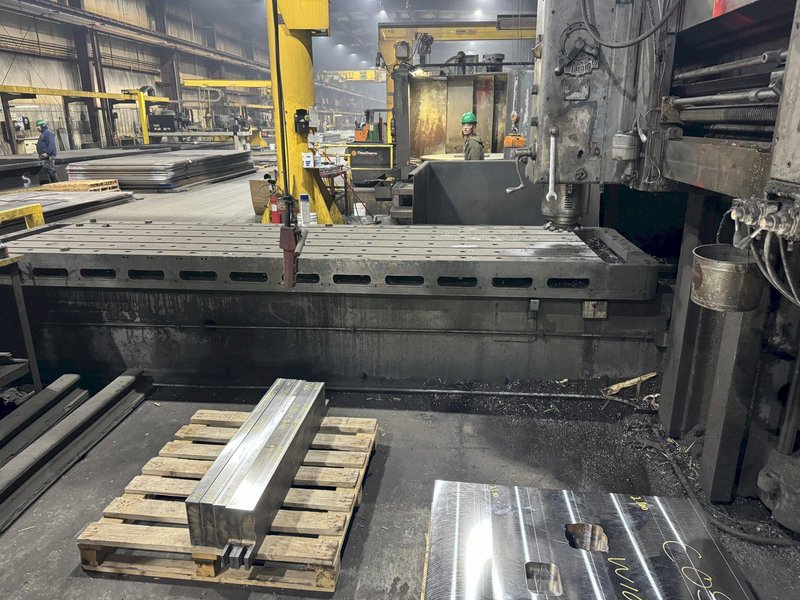 44&quot; x 144&quot; GRAY DOUBLE SIDED PLANER MILL. STOCK #0134825