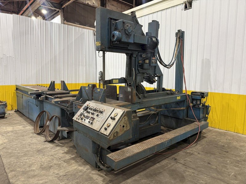 25" x 36" HEM MODEL #V200A TILT FRAME VERTICAL BAND SAW W/ AUTOMATIC FEED TABLE : YOBRO #25400