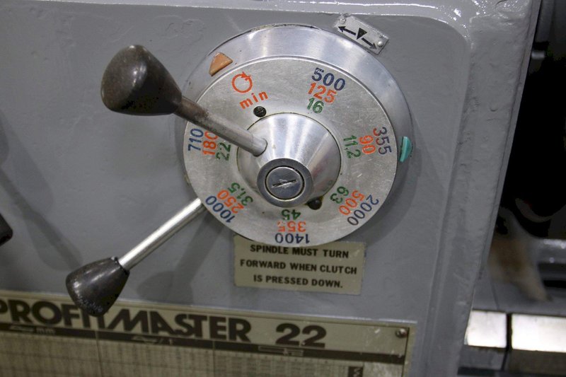 22" X 120" PROFITMASTER GAP BED ENGINE LATHE : STOCK #62964