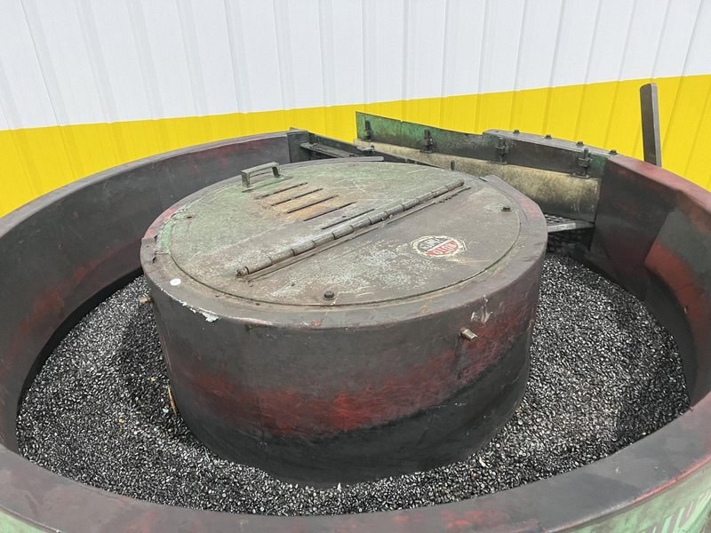 12 CU FT HAMMOND ROTO-FINISH MODEL #ST-12 ROTARY BOWL VIBRATORY PARTS DEBURRING FINISHER: STOCK #20062