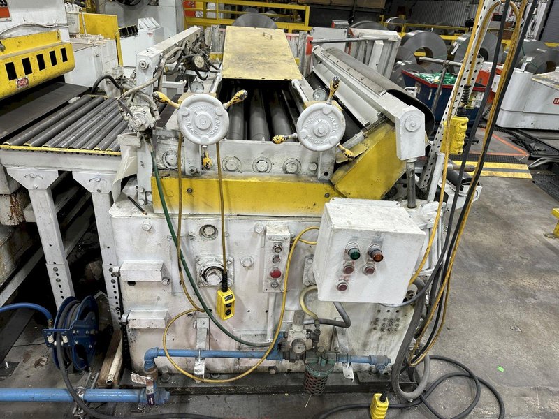 48" X 14 GA STRILICH, ROWE &amp; HERR-VOSS CUT TO LENGTH CTL LINE: STOCK #22752