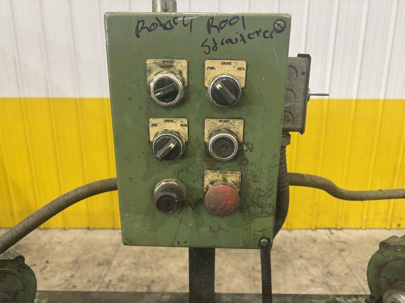 TURNER MACHINES MODEL #912.5 ROTARY ROLL STRAIGHTENER: YOBRO #23879