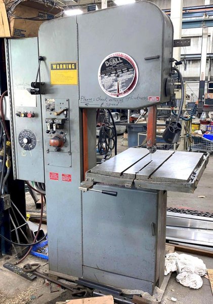 20” DOALL MODEL #2012-2A VERTICAL BANDSAW: STOCK #78601
