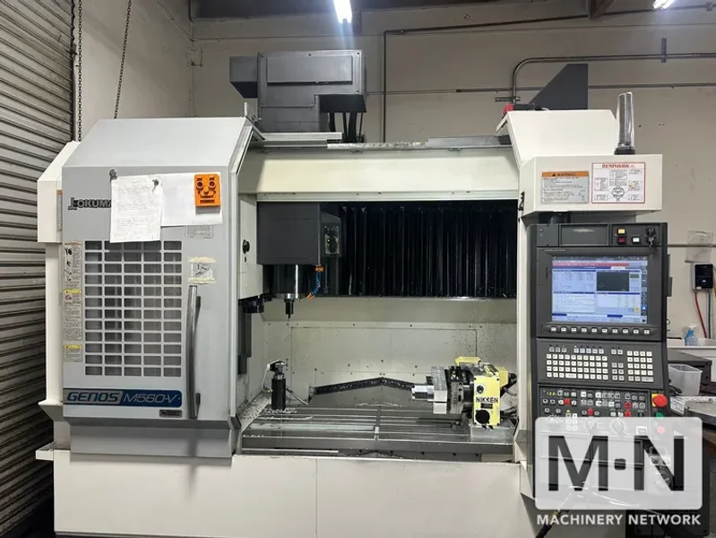 Okuma Genos M560-V CNC 4- Axis Vertical Machining Center - New 2019