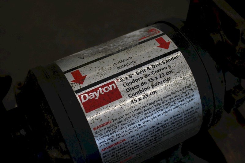 DAYTON DISC &amp; BELT GRINDER: STOCK #75726