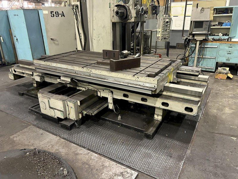 5&quot; GIDDINGS &amp; LEWIS HORIZONTAL TABLE TYPE BORING MILL: STOCK #23769