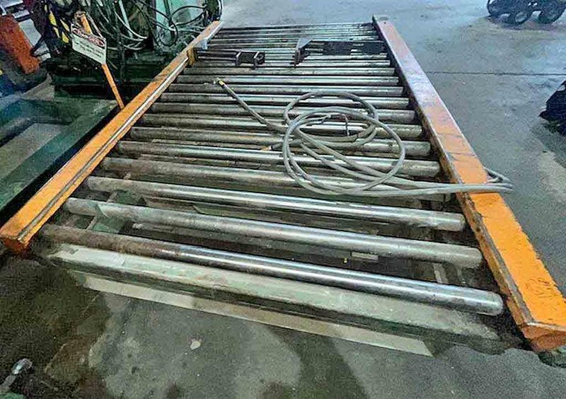 Stacker, Roller Conveyor, Progressive, 72" Wide