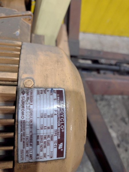 4,000 LBS X 18&quot; CWP MODEL #3RDM-18 DOUBLE END MOTORIZED COIL REEL UNCOILER: YOBRO #23973