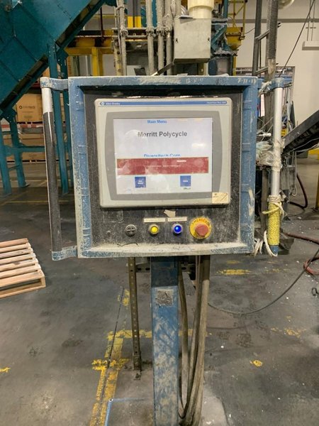 Davis Standard Used 4.5&quot; Ram Stuffing Cascade Pelletizing Line, Xaloy Water Ring Pelletizer