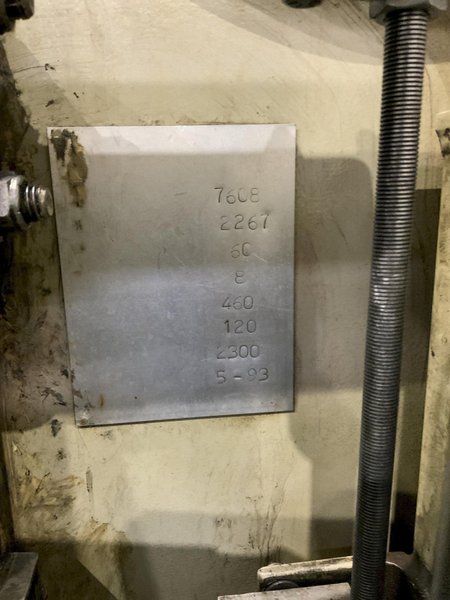 60 TON X 8' ACCURPRESS HYDRAULIC PRESS BRAKE: STOCK #80973