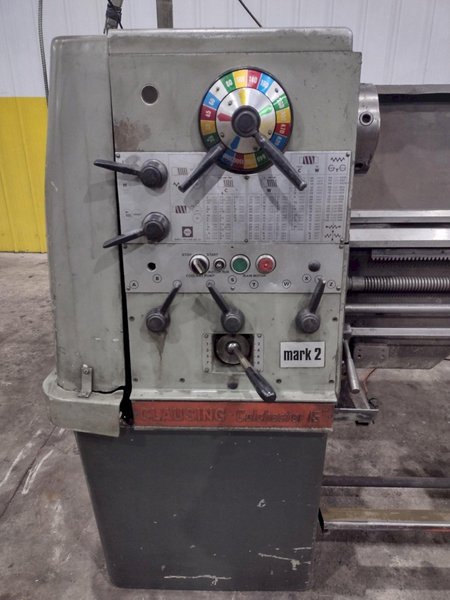 15" X 50" CLAUSING MODEL #15 COLCHESTER ENGINE LATHE: YOBRO #23986