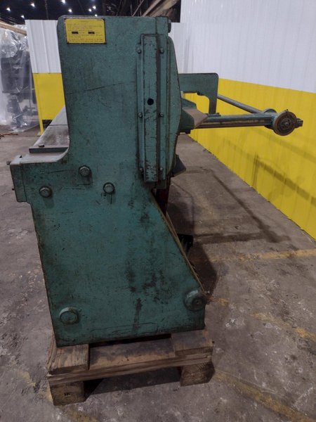 10' X 16 GAUGE WYSONG MODEL #A-120-HD MECHANICAL PNEUMATIC AIR POWER SHEAR: STOCK #18736