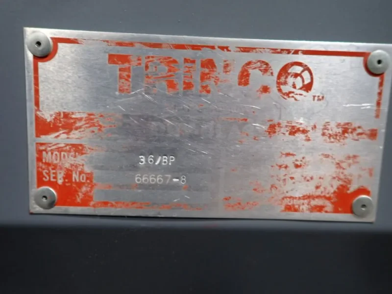 TRINCO DRY BLAST CABINET  -  36/BP