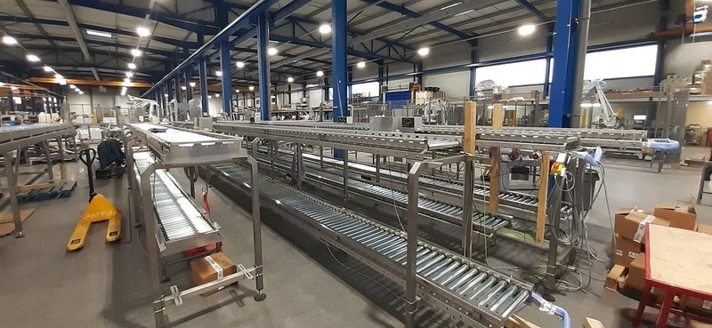 Pattyn Case Packing &amp; Palletizing Line – 2022 – Includes Inserter, Filler, Closer &amp; Conveyors