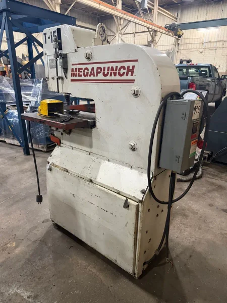 USED MEGA PUNCH MODEL SMGP-35 35 TON HYDRAULIC PUNCH PRESS