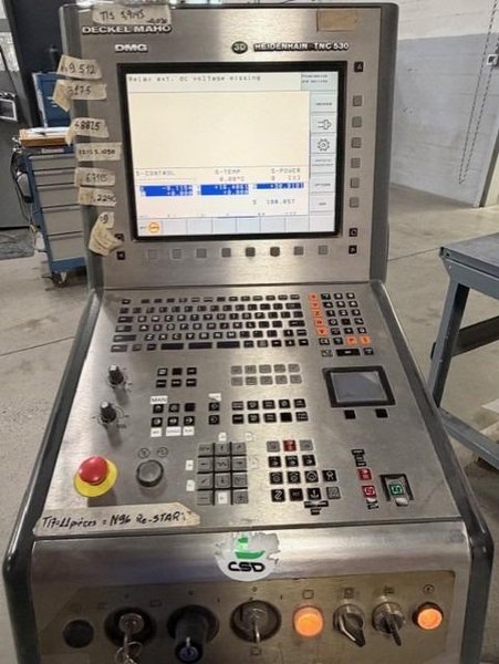 Deckel Maho DMU-125P 5-Axis Vertical Machining Center, 2004 – Heidenhain Control, Pallet Changer, 12,000 RPM