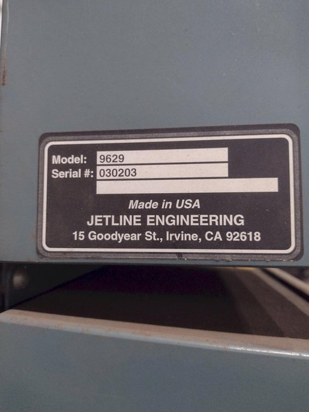 16' JETLINE ENGINEERING MODEL #LWS-192 LONGITUDINAL EXTERNAL SEAM WELDER : YOBRO #25752