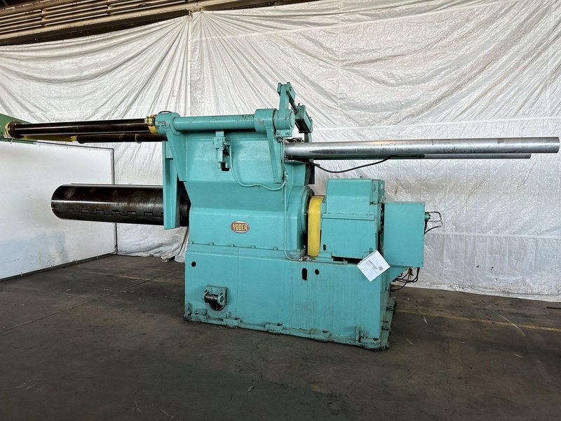 80,000 LB X 84" YODER RECOILER. STOCK # 0851123