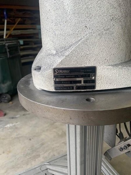 Staubli Model RX60 Robot with CS7B Control, Manufacture Date 2000 - offered as is.