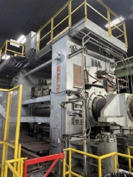 96" x .500" x 90,000# (2489mm x 12.7mm x 45 TON) MECO/BRADBURY TEMPER MILL CUT-TO-LENGTH LINE