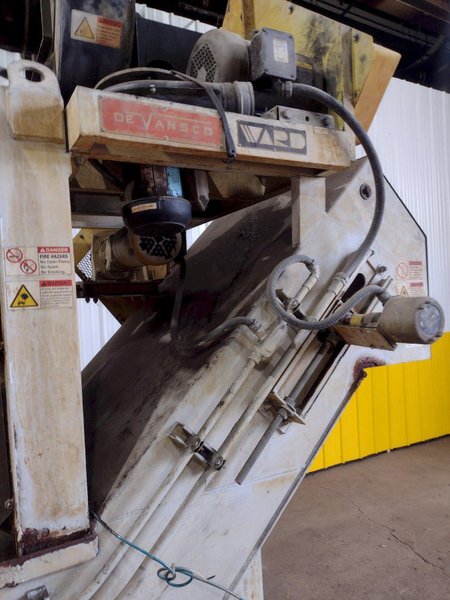 1500 CFM WARD-DEVANSCO MODEL #DV-18015 WET TYPE DUST COLLECTOR: STOCK #18631