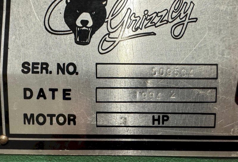 20&quot; Grizzly Wood Planer, 8&quot; Thickness, 3 HP, 1 Phase, Nice