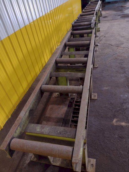 20’ X 20” HEAVY DUTY ROLLER CONVEYOR, (4) SECTIONS: STOCK 18710