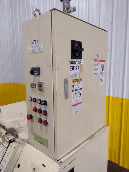 SINTOBRATOR MODEL #EC-2-P-008 CAROUSEL TYPE TUMBLING FINISHER: STOCK #18784