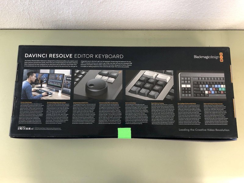 Blackmagic Design Davinci Resolve Editor Keyboard #DV/RES/BBPNLMLEKB