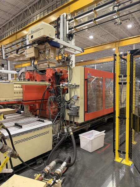Haitian Used MA7000II Injection Molding Machine, 787 ton, 118.5 oz., yr. 2016