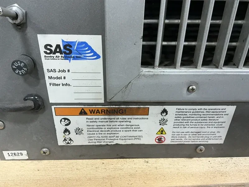Sentry Air Systems Air Cleaner
