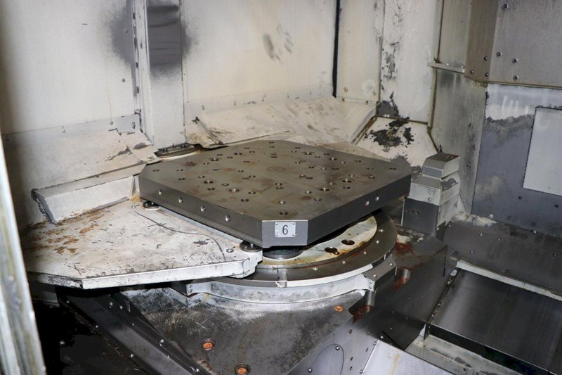 Okuma MA-600HII CNC Horizontal Machining Center, 2019 – Chip Conveyor, Through Spindle Coolant