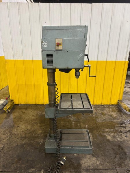 25" WILTON STRANDS MODEL #79208 SINGLE SPINDLE GEARED HEAD DRILL PRESS: YOBRO #24558