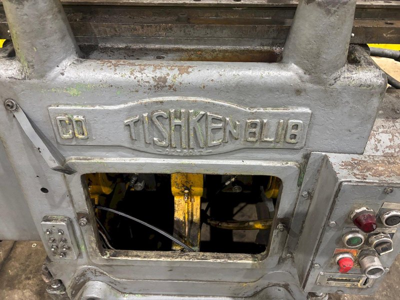 18 TON TISHKEN 4 POST MECHANICAL CUT-OFF PRESS: YOBRO #24327
