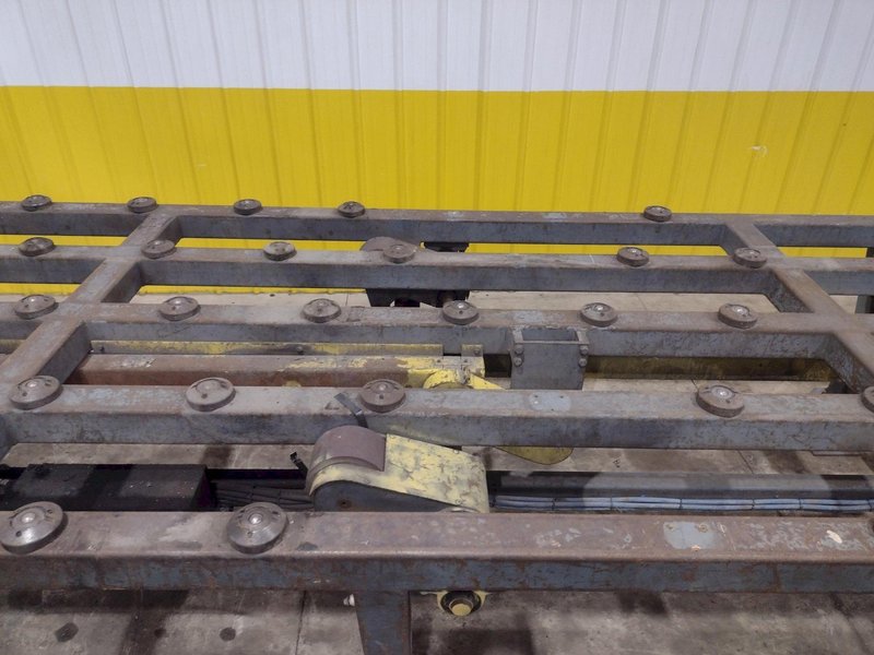 16&#039; POWERED INFEED TABLE, USED FOR LOADING SHEETS IN A SHEAR / BRAKE: YOBRO #24335