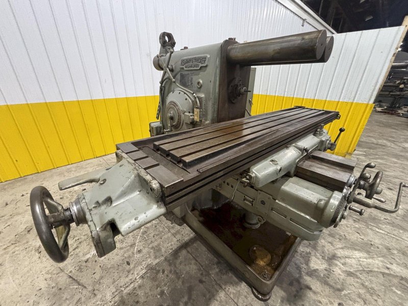 #4CK KEARNEY &amp; TRECKER  MODEL #25HP-4CK K&amp;T HORIZONTAL TABLE TYPE MILL: STOCK #21214