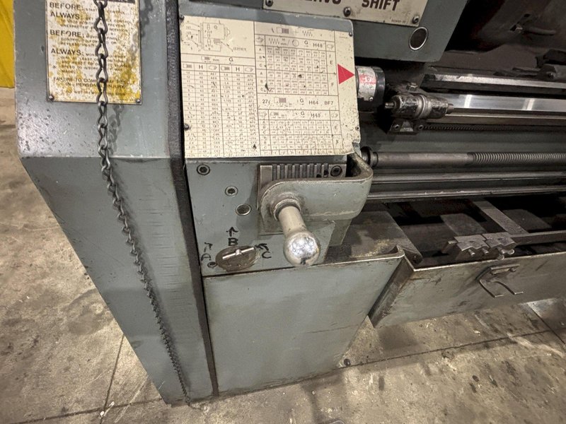 15" X 54" LEBLOND REGAL MODEL 13C SERVO SHIFT GEARED HEAD ENGINE LATHE METRIC &amp; 2.25" HOLE: STOCK #23489