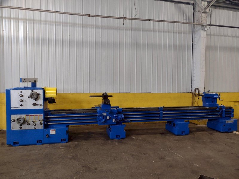 33" x  200" SUMMIT MODEL 30X4-200 ENGINE LATHE 4" HOLE: STOCK 15015